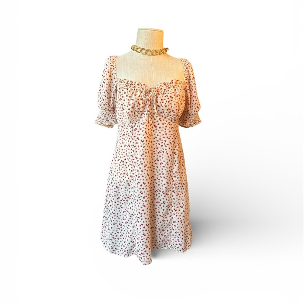 Floral milkmaid dress